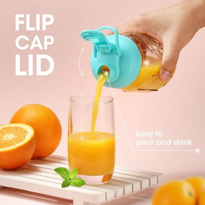 Aieve 6 Pack Mason Jar Lids, Regular Mouth Pour Spout Lid with Flip Top, Canning Lids for Ball Mason Jars to Drinking & Storing Milk Coffee Lemonade Salad Dressing, Reusable, Leak-Proof - size: 6 Pcs Regular Mouth Lids