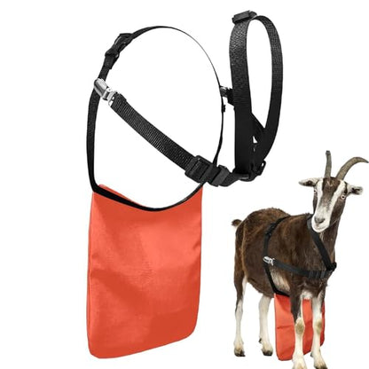 Goat Apron Anti Breeding, Adjustable Sheep Skirt Control Harness for Livestock, Anti Mating Protector for Goats Rams Sheep, Durable Farm Breeding Control Gear for Pasture Livestock Management