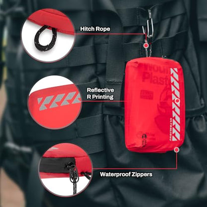RHINO RESCUE Mini Ultralight First Aid Kit, EDC Water-Resistent Medical Kit - size: Mini