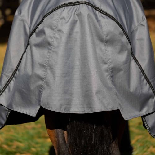 Equinavia Arktis Regular Neck Turnout Sheet - Carbon Gray - 75 in - color: Carbon Gray, size: 75 in