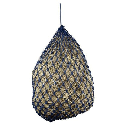 Dura-Tech Schneiders 2" Slow Feed Large Nylon Hay Net for Horses | Ideal for Healthy Grazing & Durable Farm Use - color: Navy