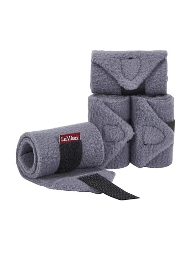 LeMieux Toy Pony Bandages for Toy Pony - Fleece - Simple Fastening - Suitable for Ages 3 Years + - Jay Blue - color: Jay Blue