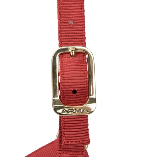 Shires ARMA Adjustable Nylon Halter - color: Red, size: Cob