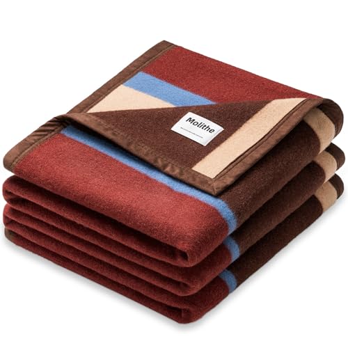 Alpaca Wool Blanket 50% Alpaca 50% Sheep Wool Blend, Ultra-Soft