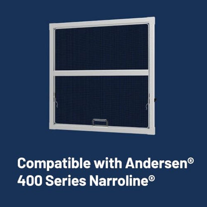Custom Replacement Window Screen Compatible with Andersen® Windows – Fits 400 Series Narroline®, 200 Series Tilt-Wash & 400 Series Casement Models