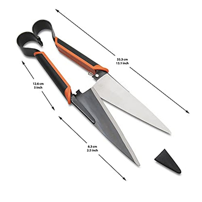 Micman Professional Grade Topiary/Sheep Shears. Perfect for shrub trimming, topping onions during harvest and close shearing of sheep wool
