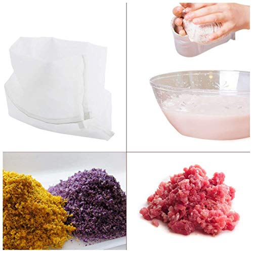 Premium Fine Mesh Food Grade Nut Milk Bag for Almond Milk/Soy Milk - Fine Mesh Nylon Cheesecloth & Cold Brew Coffee Filter, 9" x 12" (1, 300 Mesh)