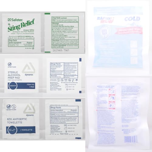 MFASCO Waterproof OSHA Class A First Aid Kit for Worksites & Construction - color: Yellow