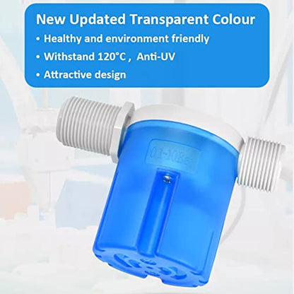 Float Valve 3/4" Side Automatic Water Level Control Valve for Water Tank - size: 3/4" side