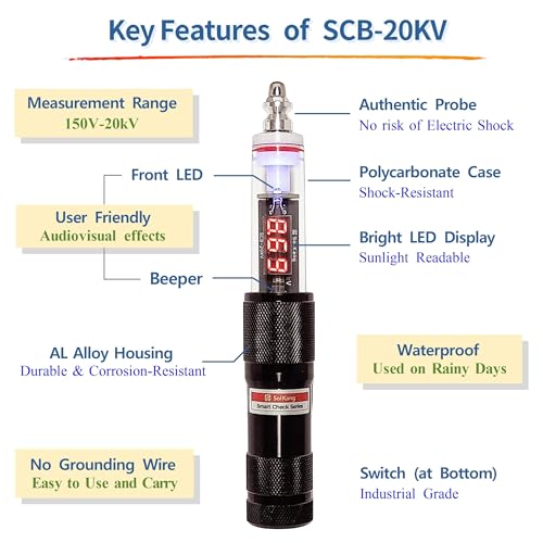 Electric Fence Tester, 20,000V