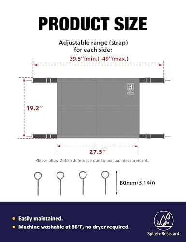 Harrison Howard Horse Stall Guard with Adjustable Straps and Sturdy Spring Hooks Included Aisle Guard Stall Guard for Horses,US Flag - color: US Flag