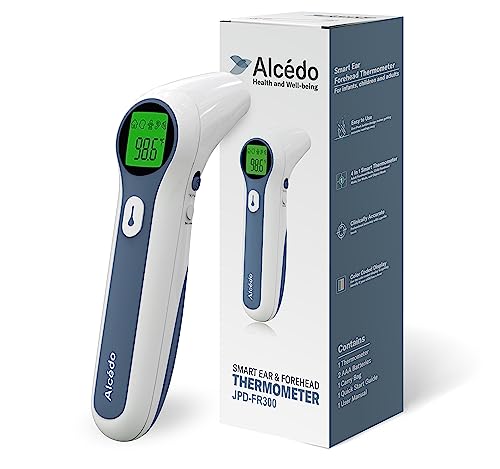 Alcedo Forehead and Ear Thermometer for Adults, Kids, and Baby