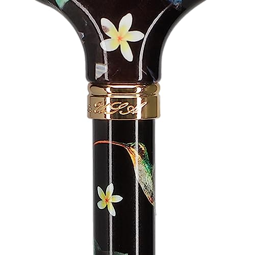 Royal RC Canes Walking Sticks for Men and Women - Stylish Designer Fashionable Adjustable Derby Canes - Lightweight Aluminum Cool Walking Sticks with HD Patterns - color: Black (Multicolor)