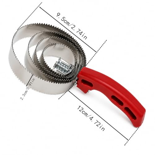 4-Ring Horse Curry Comb, Reversible Stainless Steel Shedding Scraper - color: Metal Curry Comb