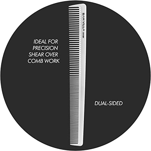 Sam Villa Artist Series Professional Detailing & Hair Parting Comb - color: Ivory