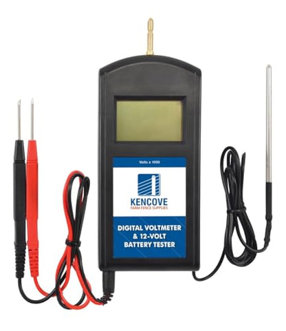 Fencer's Choice Digital Voltmeter and 12-Volt Battery Tester