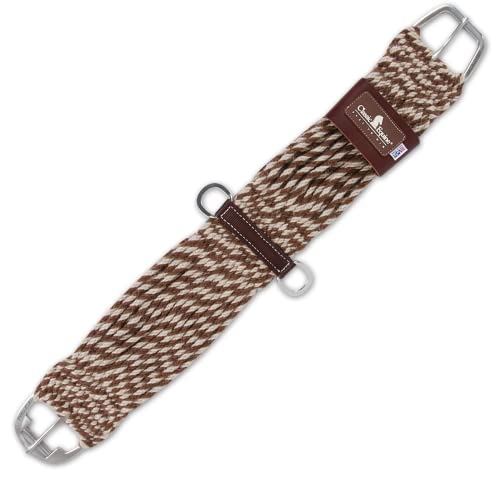 Classic Equine Classic Roper Cinch - color: Mohair Alpaca Stripe, size: 30-inch