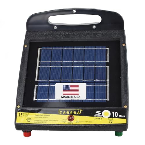 Zareba 10 Mile Solar Powered Low Impedance Electric Fence Charger