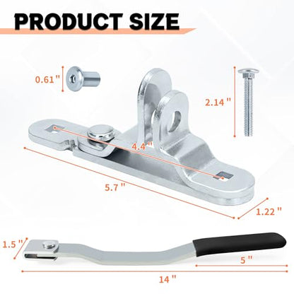LONFFERY Cargo Trailer Cambar Cam Bar Lock | Trailer Door Latch for Folding Ramp Door