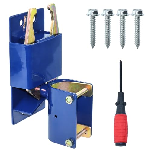 [Upgraded] Blue S16100100 Two Way Lockable Gate Latch - size: A2 1xGate Latch