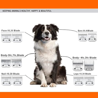 for Andis 10 Blades Dog Grooming Blades - size: 10-1PC