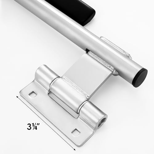 Hicarer Silver Cam Bar Enclosed Lock Trailer Zinc Plated, Silver, 45 Inch - color: Silver, size: 45 Inch