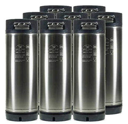 5 Gallon Home Brew Keg - New Ball Lock - Stainless Steel Product Tank (8 Pack) - size: 8 Pack