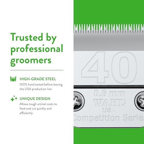 Wahl Professional Animal Competition Blade, 2352-100, 40 - size: 40