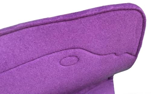 Horse 32"x30" Western Contoured Wool Felt Therapeutic Saddle Pad 39252 - color: Purple