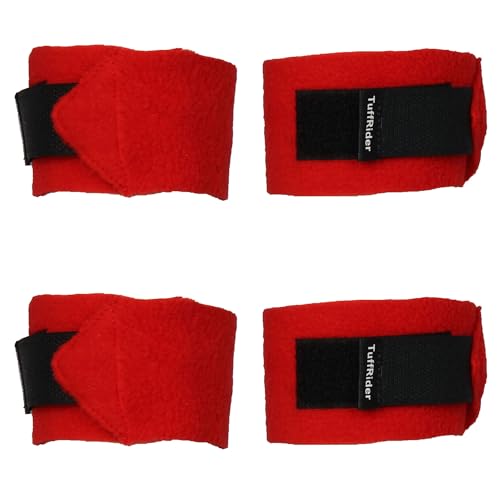 TuffRider Pony Pals Polo Wraps Set of 4-Red - color: Red