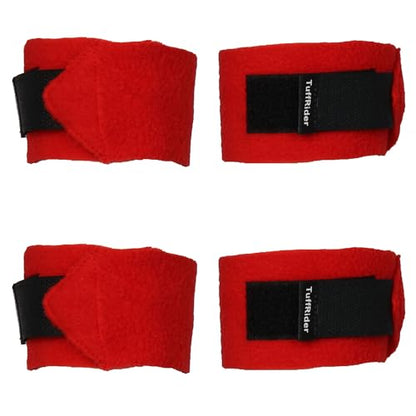 TuffRider Pony Pals Polo Wraps Set of 4-Red - color: Red