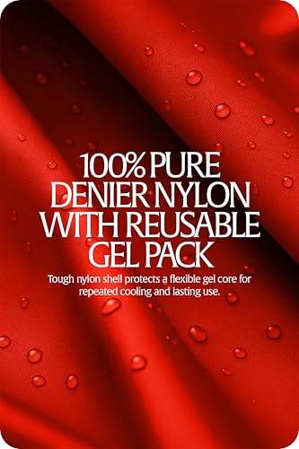 Equinavia Cool Relief Therapy Equine Ice Boots for Horses-Gel Cooling Wraps - color: Red