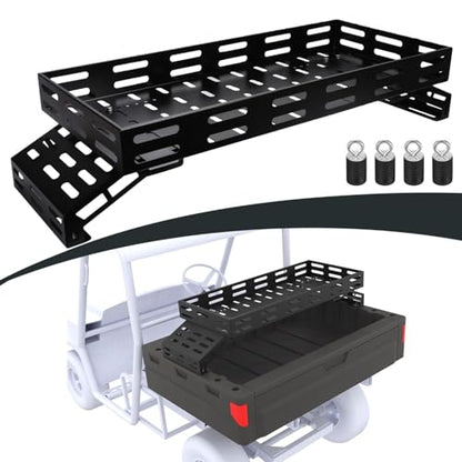 TOPOWN Heavy Duty UTV Overbed Cargo Rack with Adjustable Mounting Brackets