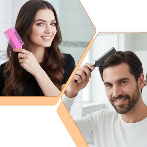 Ymapinc 6Pcs Lice Brush Comb with Long Handle, Pets Dog - color: color mix-a