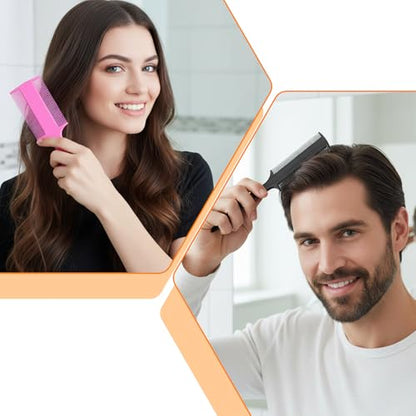 Ymapinc 6Pcs Lice Brush Comb with Long Handle, Pets Dog - color: color mix-a