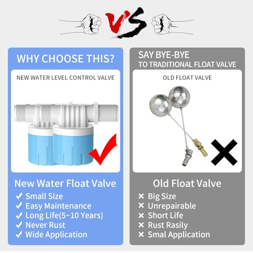 "1/2" Automatic Water Level Contro | Water trough float valve - style: 1/2inch Side water
