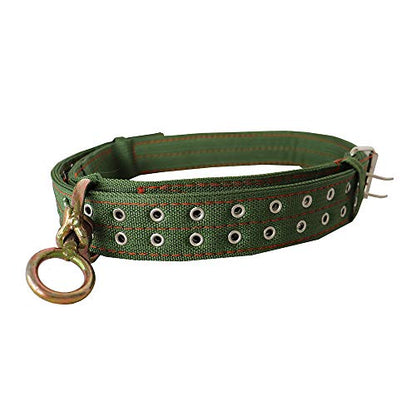 Cow Collar - Adjustable Four-Layer Nylon Thickened Cow Collar Collar with 2-Rows Metal Buckle and Ring Metal Buckle Traction Chain for Horse, Sheep, Cattle, Dog, Camel (37.4inch) - color: 37.4inch