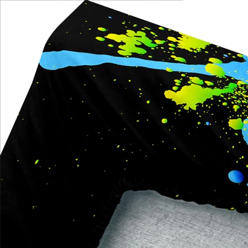 Black Basketball Full Bedding Sets,1 Fitted Sheet+2 Pillowcases. - color: Color-black, size: Full