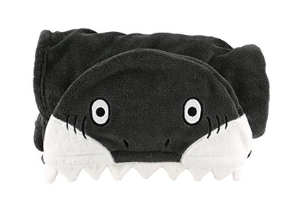 Lazy One Wearable Hooded Blanket for Kids, Animal Hooded Blanket (Shark) - color: Wide Awake Sharks Hooded Blanket