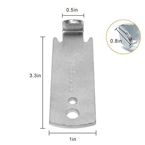 Mabeeze Anchor Vise 12-13 Gauge Wire Tightener, 10 Pack | One-way grip for grape trellis, vineyard, arbor, and fence wire tensioning - size: 12-13 gauge