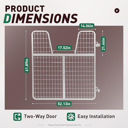 52" W x 62" H Horse Stall Gate for Livestock Enclosures