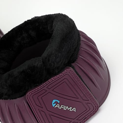 ARMA Fleece Trim Bell Boot (Black Cherry, Cob) - color: Black Cherry, size: Cob