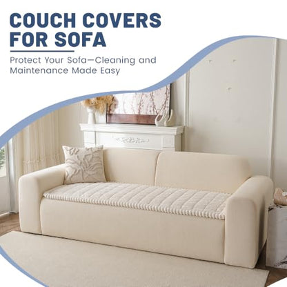 Waterproof Couch Cover for Dogs Washable (White, 27.6" x 59") - color: Waterproof White, size: 27.6"x 59.06"