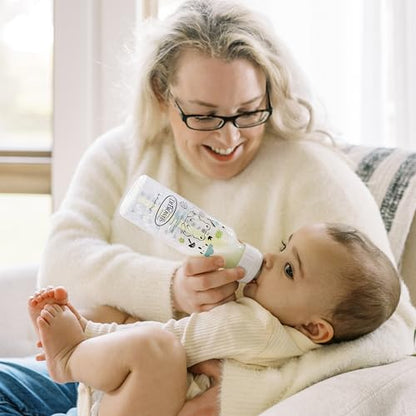 Dr. Brown's Anti-Colic Options+ Narrow Baby Bottle, Frog & Pig, 2-Pack - color: 2-Pack, Pig & Frog, size: 1 Count (Pack of 2)