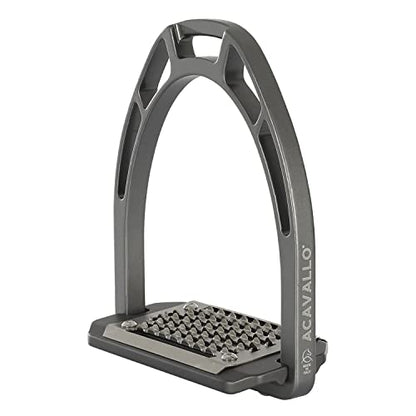 Acavallo Arco Evolution Alupro Stirrups, One Size - color: Titanium