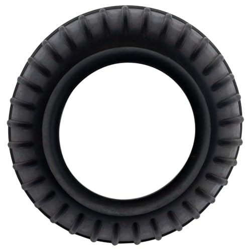 Dura-Tech Pull On Ribbed Rubber Bell Boots for Horses | Durable Shock Absorption | Rolled Collar for Comfort | Secure Pull-On Fit - size: Large