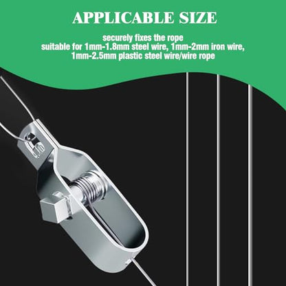 12Pcs Electric Fence Tightener, Heavy Duty Silver Galvanised Inline Wire Ratchet Tensioner for Tensioning Cable Farm, Fence, Home (120mm/4.7”) - size: 120mm/4.7”