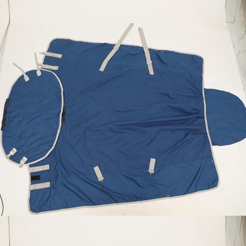 1200D Water-Resistant Winter Horse Trunout Blankets,Medium Weight Poly Sheets (US 81 inch/EU 155 cm) - size: US 81 inch / EU 155 cm