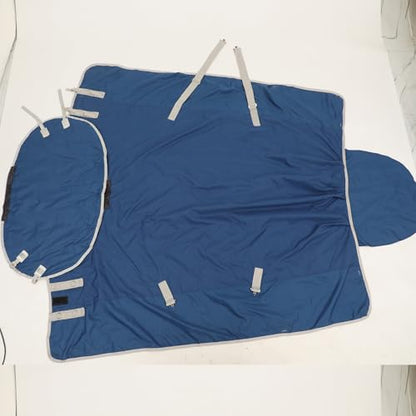 1200D Water-Resistant Winter Horse Trunout Blankets,Medium Weight Poly Sheets (US 81 inch/EU 155 cm) - size: US 81 inch / EU 155 cm