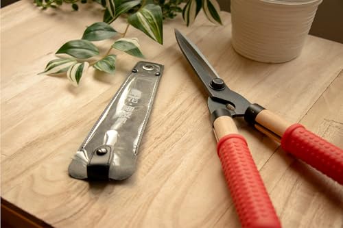 Wazakura Japan Premium Mini Hedge Shears - Handmade Japanese Pruning Shears - Precision Hedge Clippers with Non-Slip EVA Grip - Lightweight Gardening Tool for Gardens & Shrubs